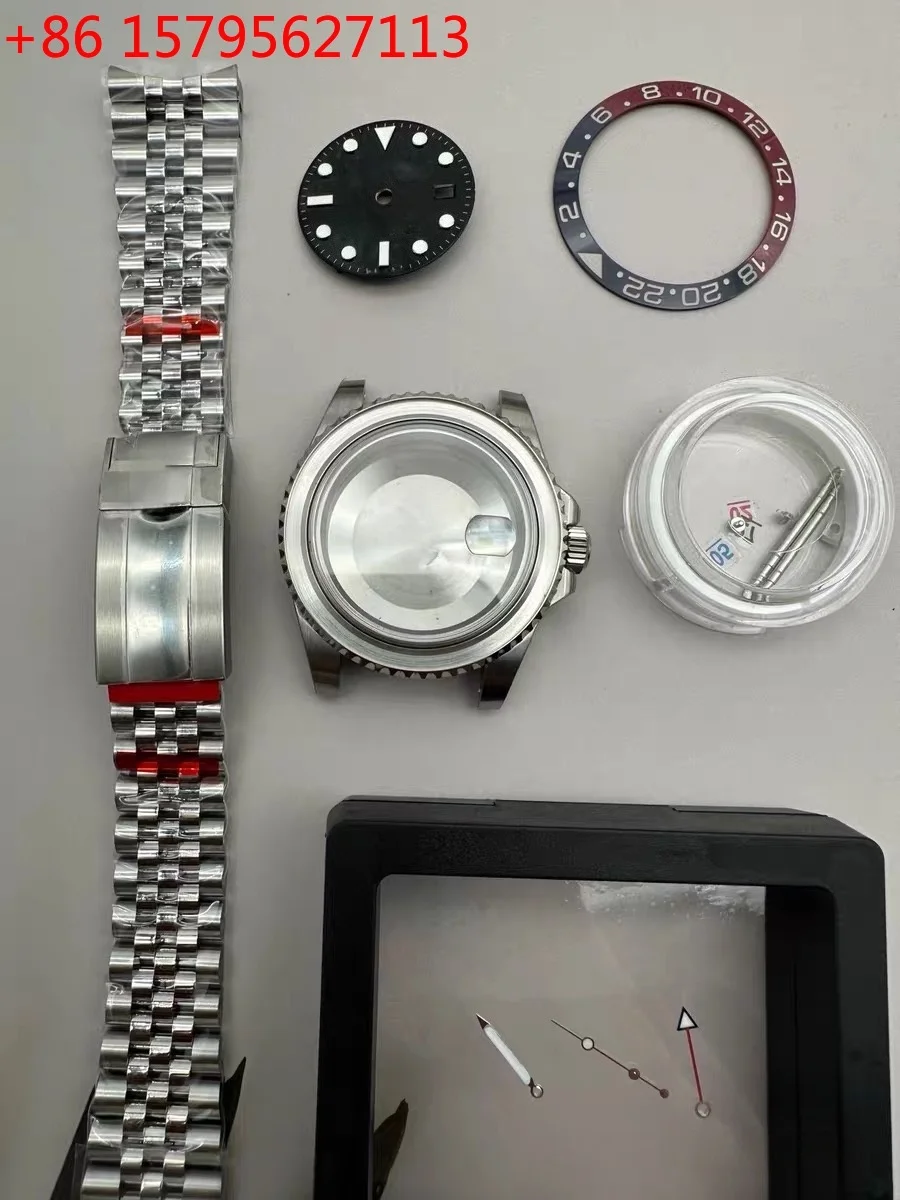 Customized EW factory GMT Pepsi 3258 movement with watch case set