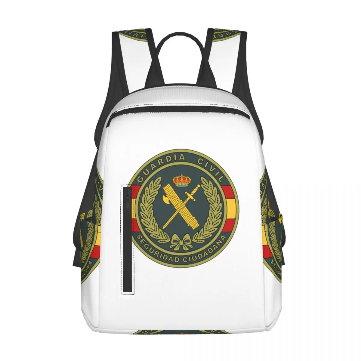 

Emblem Of The Spanish Civil Guard Backpack Daypack Large Capacity Kids BookBag School Bag Shoulder Bags for Men Women