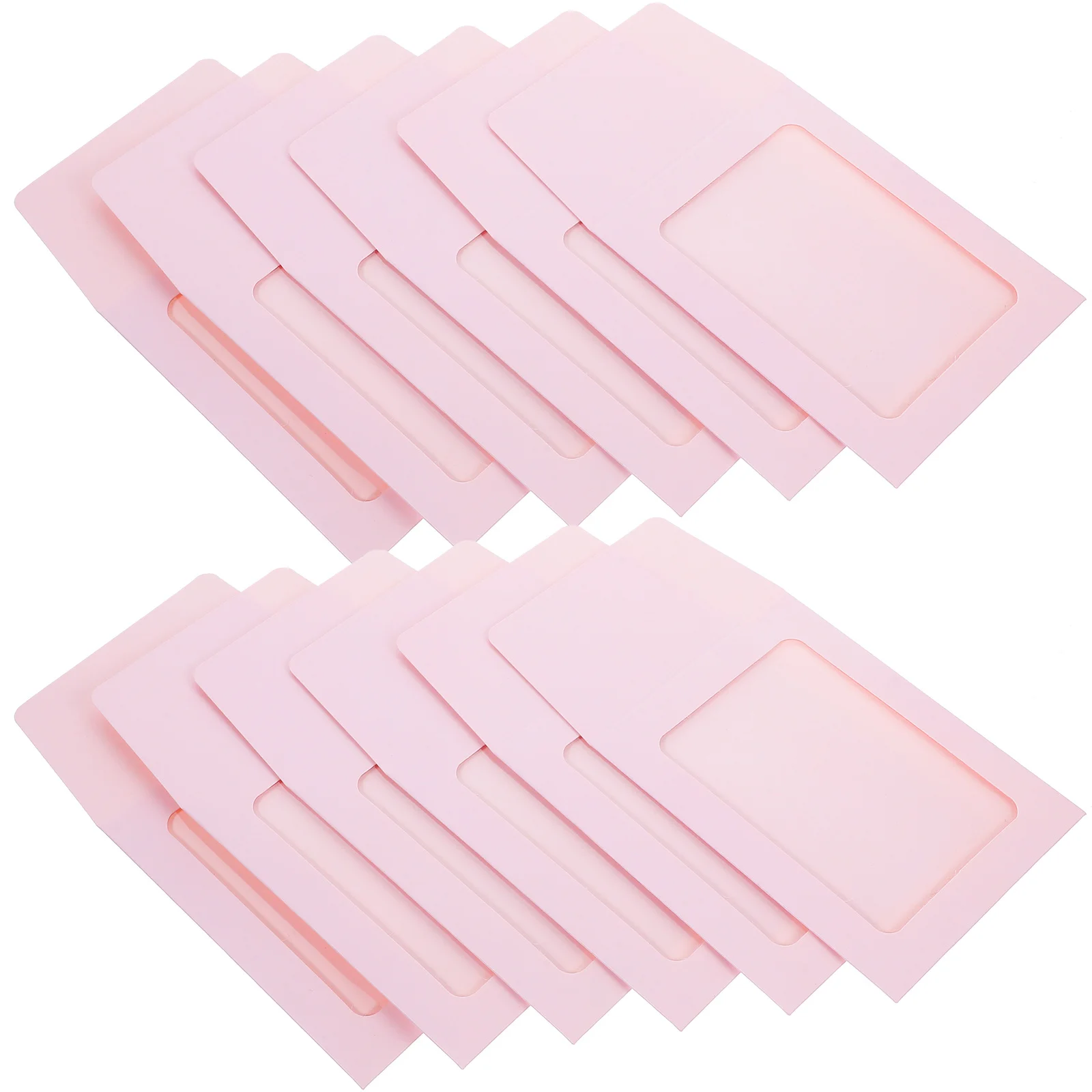 20pcs Windowed Envelope Sleeves Transparent Card Holders For Game Photo Cards Display Clear Covers For Postcards