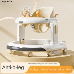 Cochecito Lazychild con patas en forma de O, cochecito de bebé antivuelco multifuncional para aprender a conducir y asistente para caminar