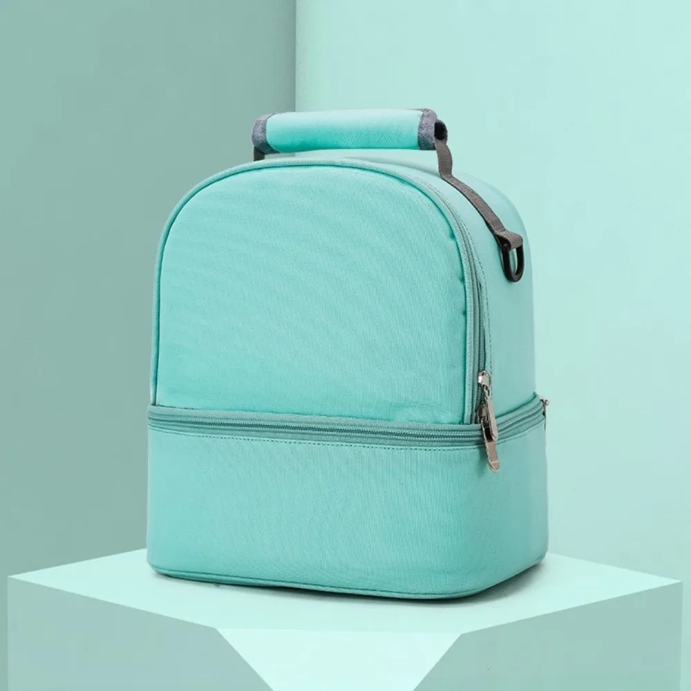 나일론 절연 엄마 배낭 더블 레이어 대용량 아기 기저귀 가방 방수 내마모성 엄마 숄더 백 아기