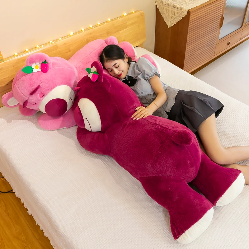 30cm Aoger Genuine Disney Cartoon Anime Toy Story 3 Lotso Bear Plush Toy Pillow Cute Lots-o-huggin Bear Plush Pillow Doll Toy