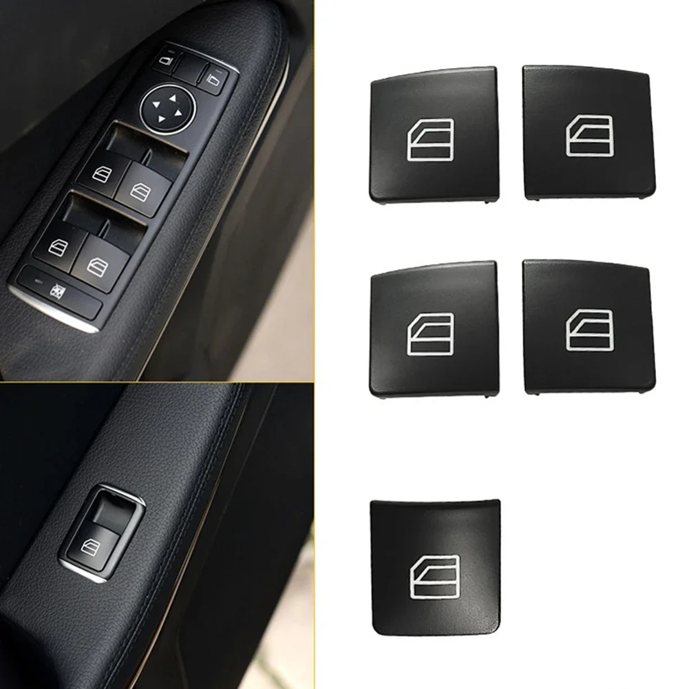 1-2pcs Car Window Lifting Button Car Glass Lift Power Control Button Window Master Switch Caps for Mercedes Benz C GLK E W204
