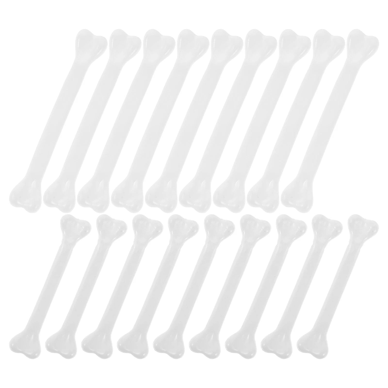 

30Pcs Simulated Human Bones Mini Plastic Bone Ornaments for Halloween Haunted House Decoration Creepy Atmosphere Props Small