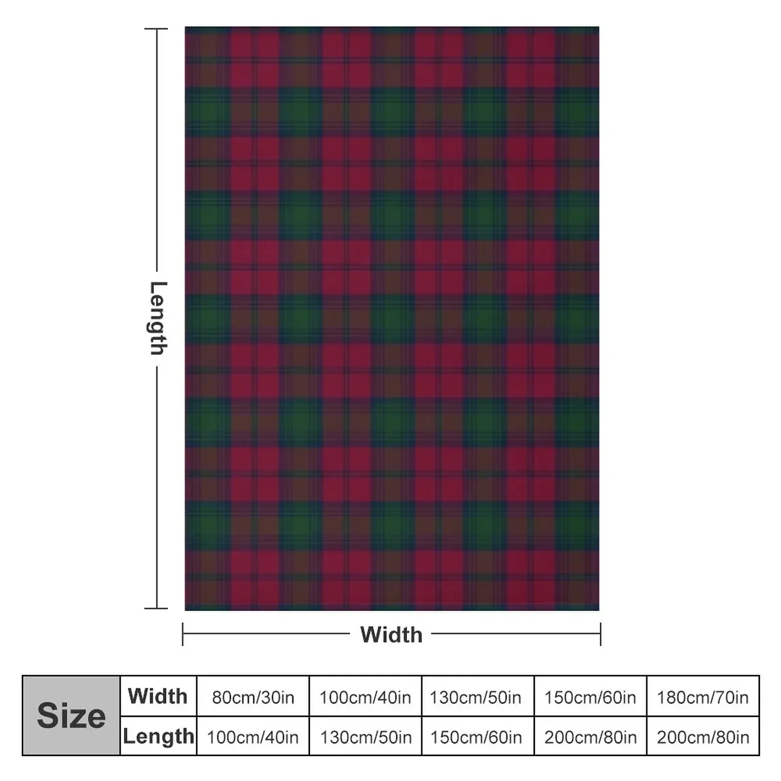 Clan Lindsay Tartan Throw Blanket Flannel Hair For Baby for babies Blankets