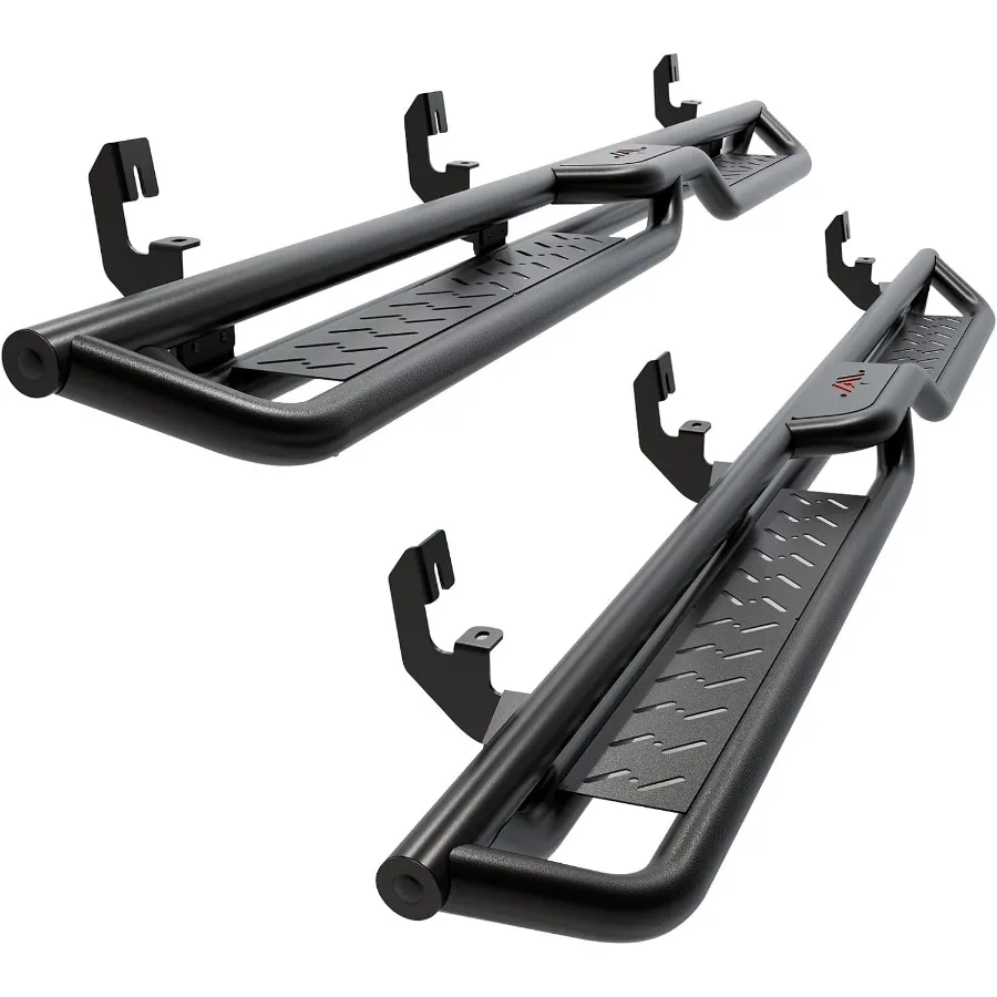 Estribos Cabina Crew de 6,5 Pulgadas Compatible con 20152025 Chevy Colorado GMC Canyon 4 Puertas Tamaño Completo Negro TwoStair Design S