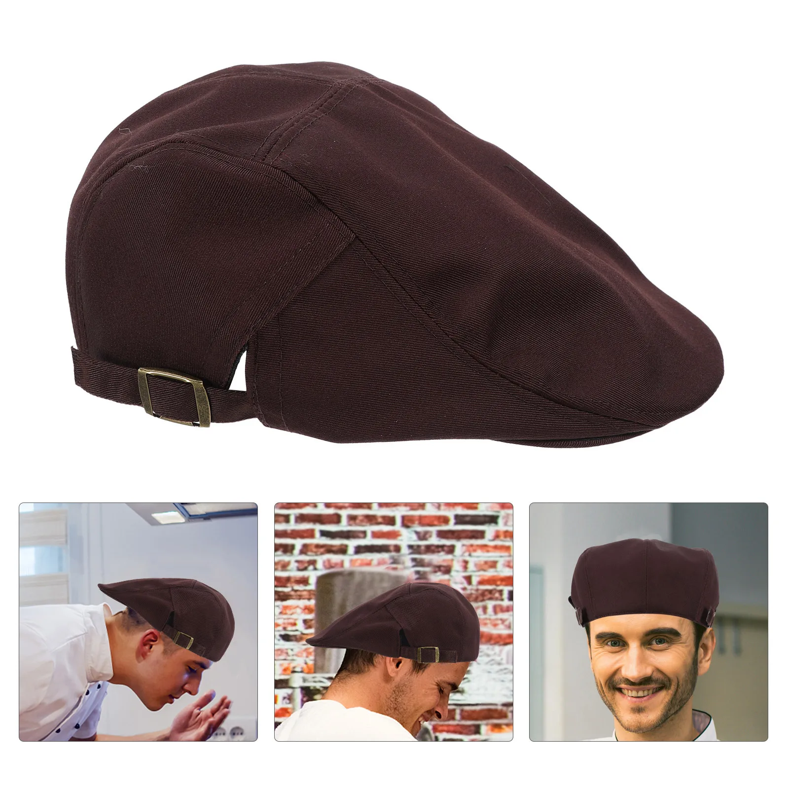 

Chef Beret Hat Lightweight Kitchen Cooking Cap For Restaurant Bakery Sushi Food Service Staff Professional Headwear Labor