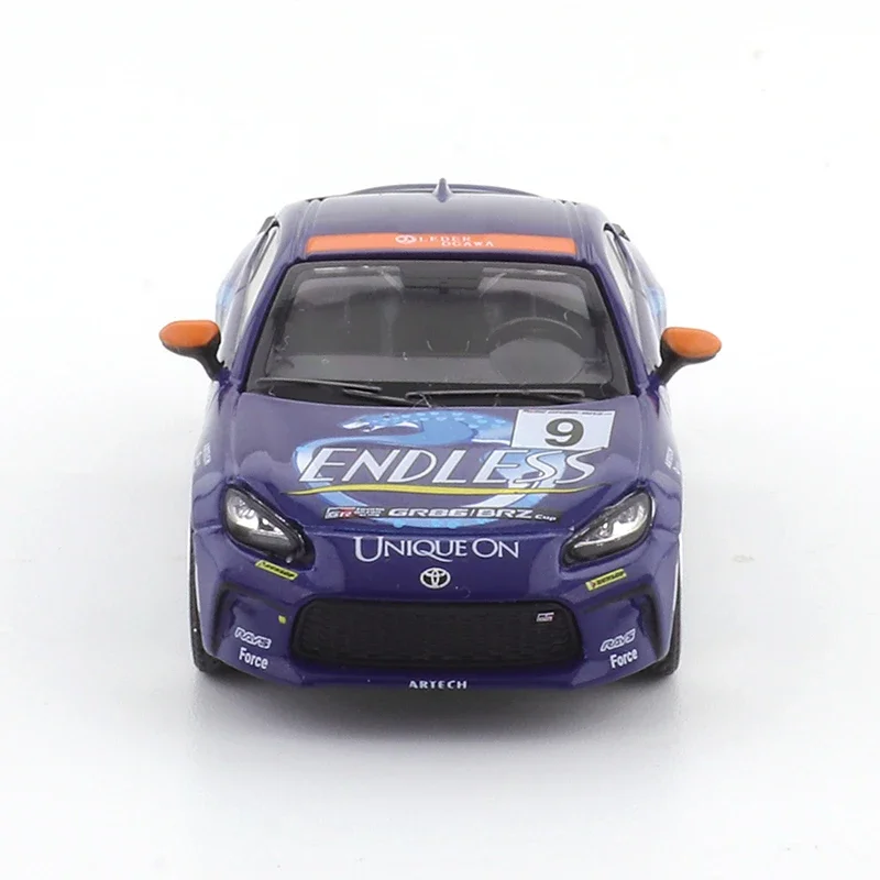 XCARTOYS POPRACE 1/64 Alloy Die Cast Car Model Toy Toyota GR86 Endless Kids Xmas Gift Toys for Boys