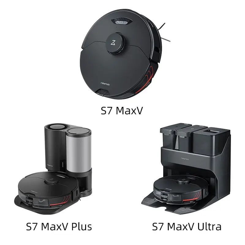 For Roborock S7 MaxV Ultra S7 Pro Ultra Accessories S7 MaxV Plus Main Side Brush Mop Hepa Filter Dust Bag Robot Vacuum Cleaner