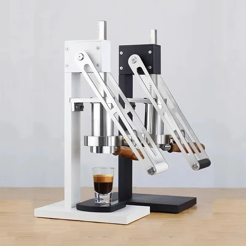 Home Use Hand-Pressed Espresso Coffee Maker Variable Pressure Lever Manual Food Processing Machinery