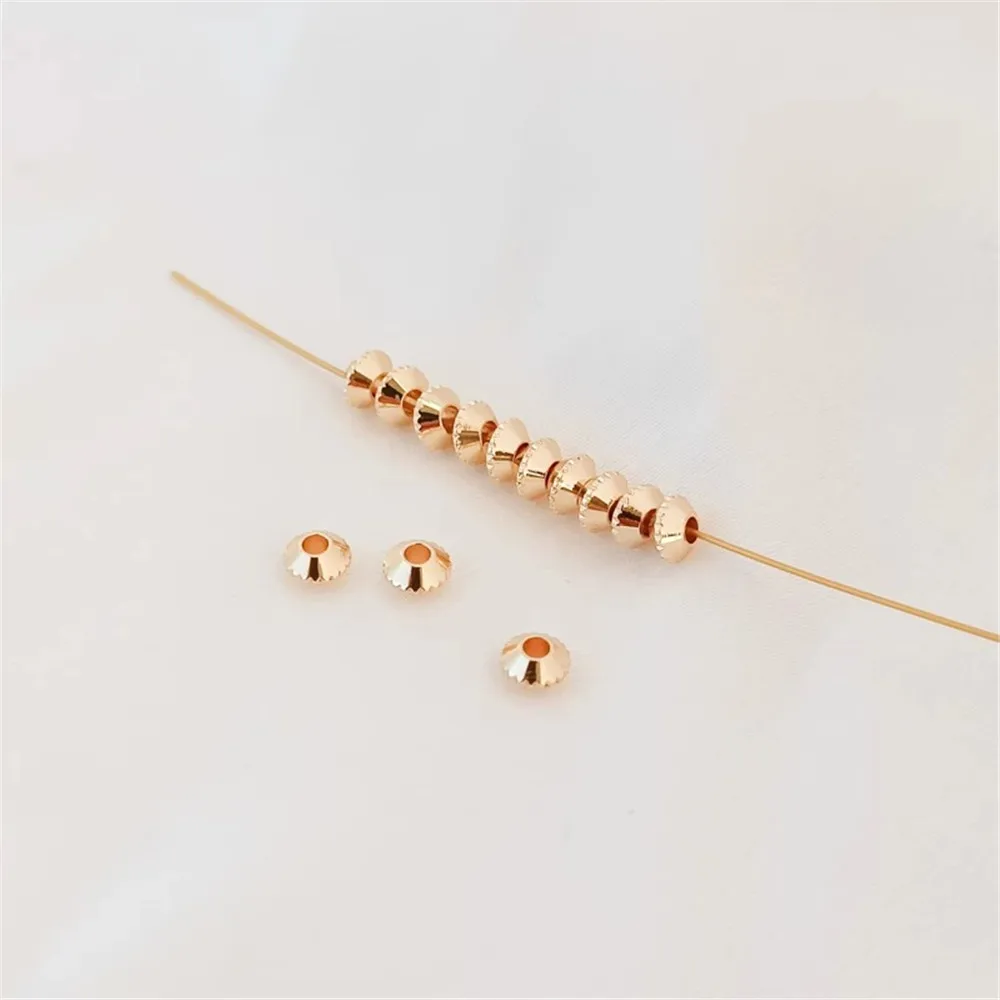 

Accessories: 14K Gold-plated Gears, Butterfly Beads, Spacer Beads, Loose Beads, Stringing Beads DIY Handmade Jewelry, 4mm