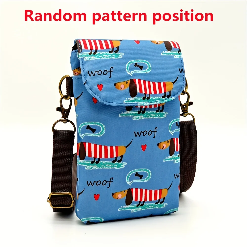 Niedliche Umhängetasche mit Katzen- und Tiermotiv, Kawaii-Stoff-Handytasche, kleine Umhängetasche mit verstellbarem Riemen, Geldbörsen und Handtaschen – Detail 19