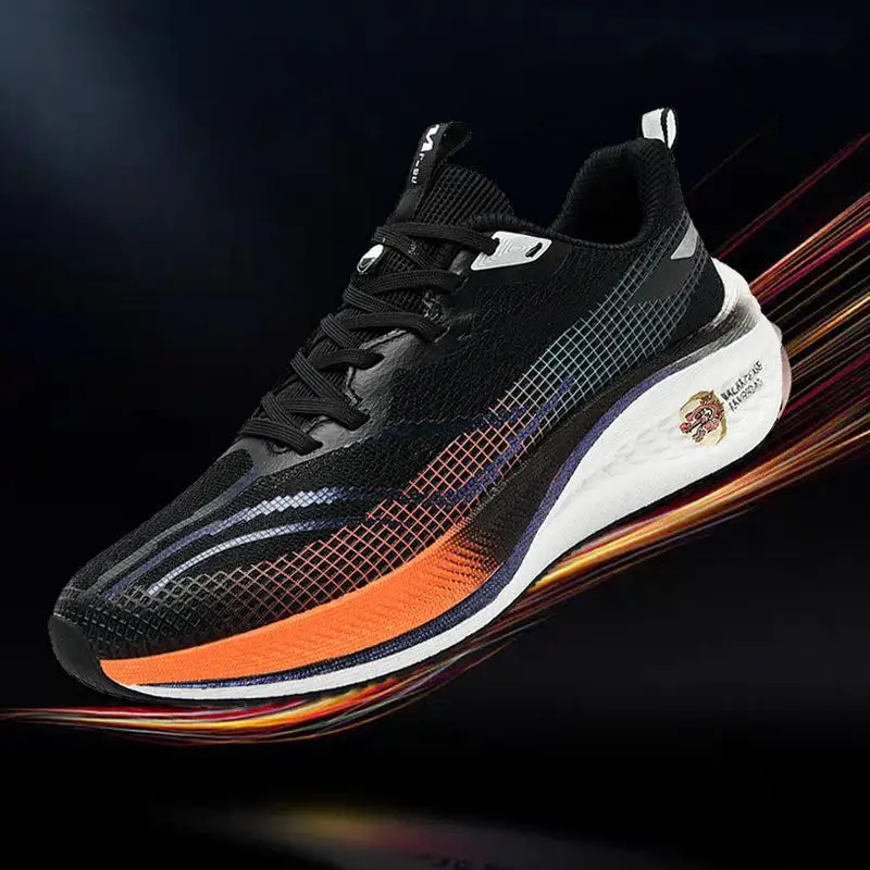 

Ajhl Men's Lightweight Running Shoes Mesh Breathable Casual Sports Shoes Versatile Anti Slip Professional Running Shoes