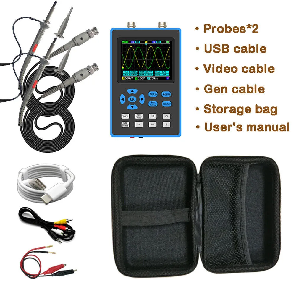 

Digital Oscilloscope Device Analyzer FPGA Technology 210*140*115mm 120M Bandwidth USB Connection 14 Trigger Modes