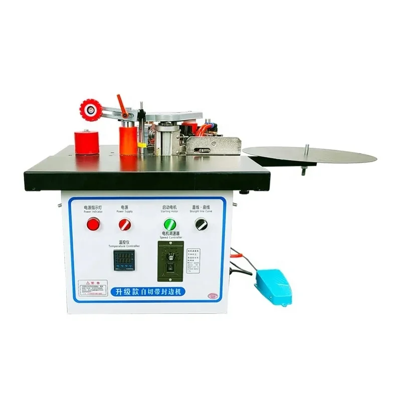 

TOHAN Small Manual Furniture Wood Woodworking Mini Special-shaped Curved Straight Edge Banding Machine