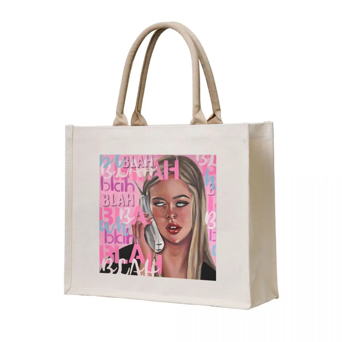 

Blah... Tote Bag tote bag custom Cloth bag custom bags Big