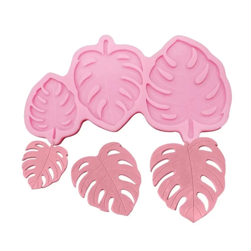 New Party Dessert Craft Tool 2026 Monstera‑Deliciosa Tropical Leaf Silicone Mold Fondant Cake Baking Decorating Accessories