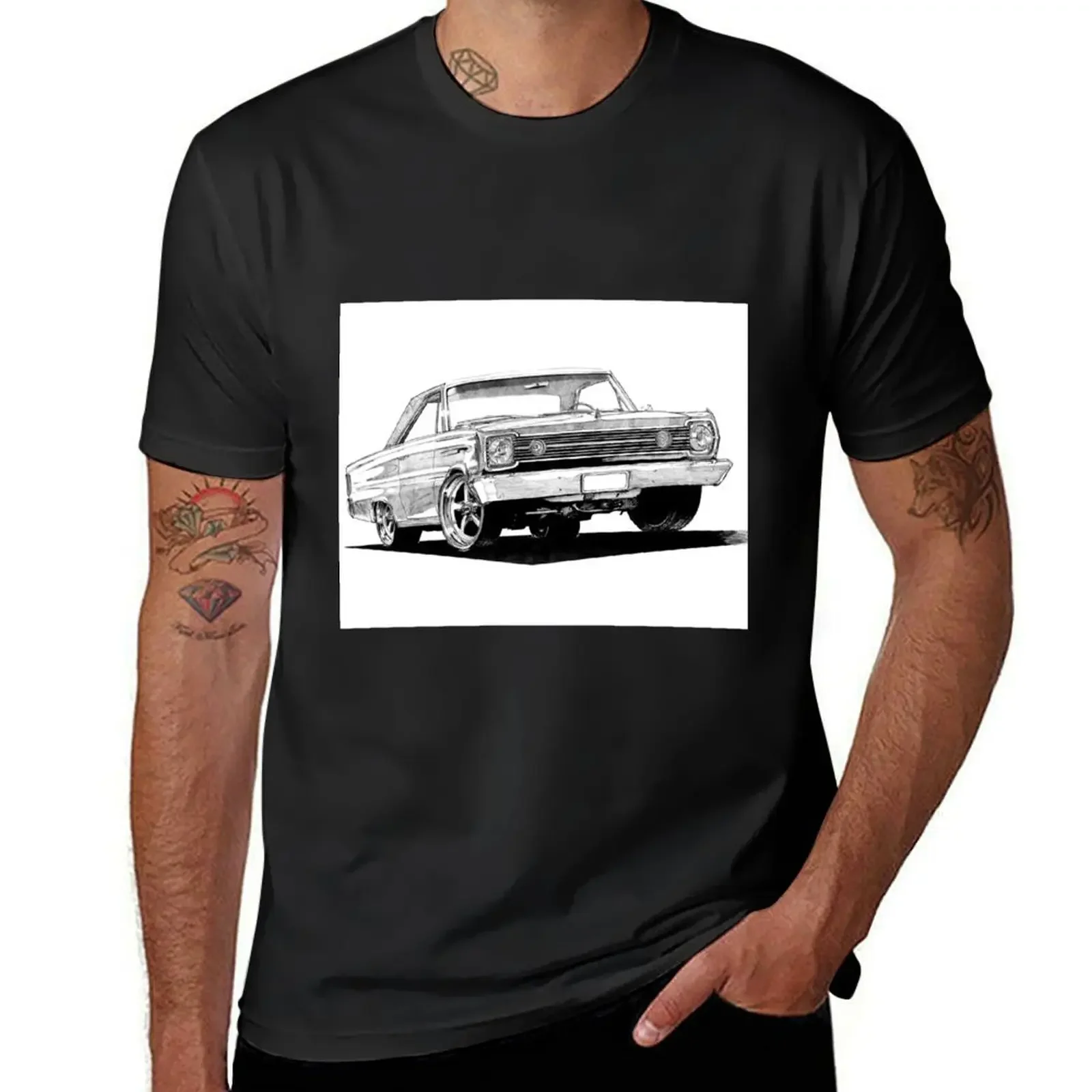 Plymouth Satellite T-Shirt for a boy customizeds aesthetic clothes Men's t shirts