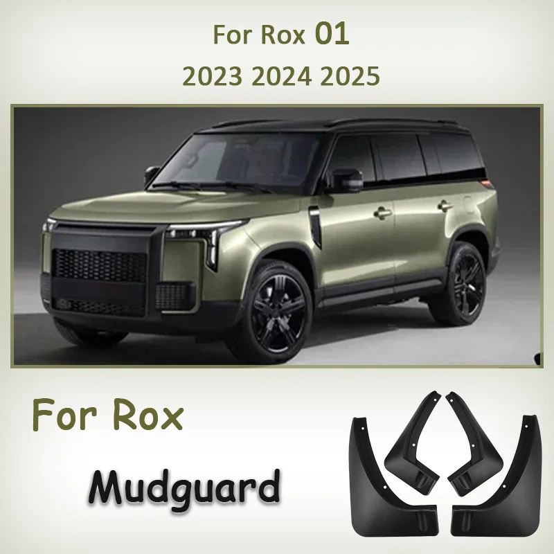 

For Rox 01 Polar Stone (Jishi) 01 2023 2024 2025 Car Mudguard Front Rear Wheel Fender Mud Guard Mudflaps Splash Guards Kit