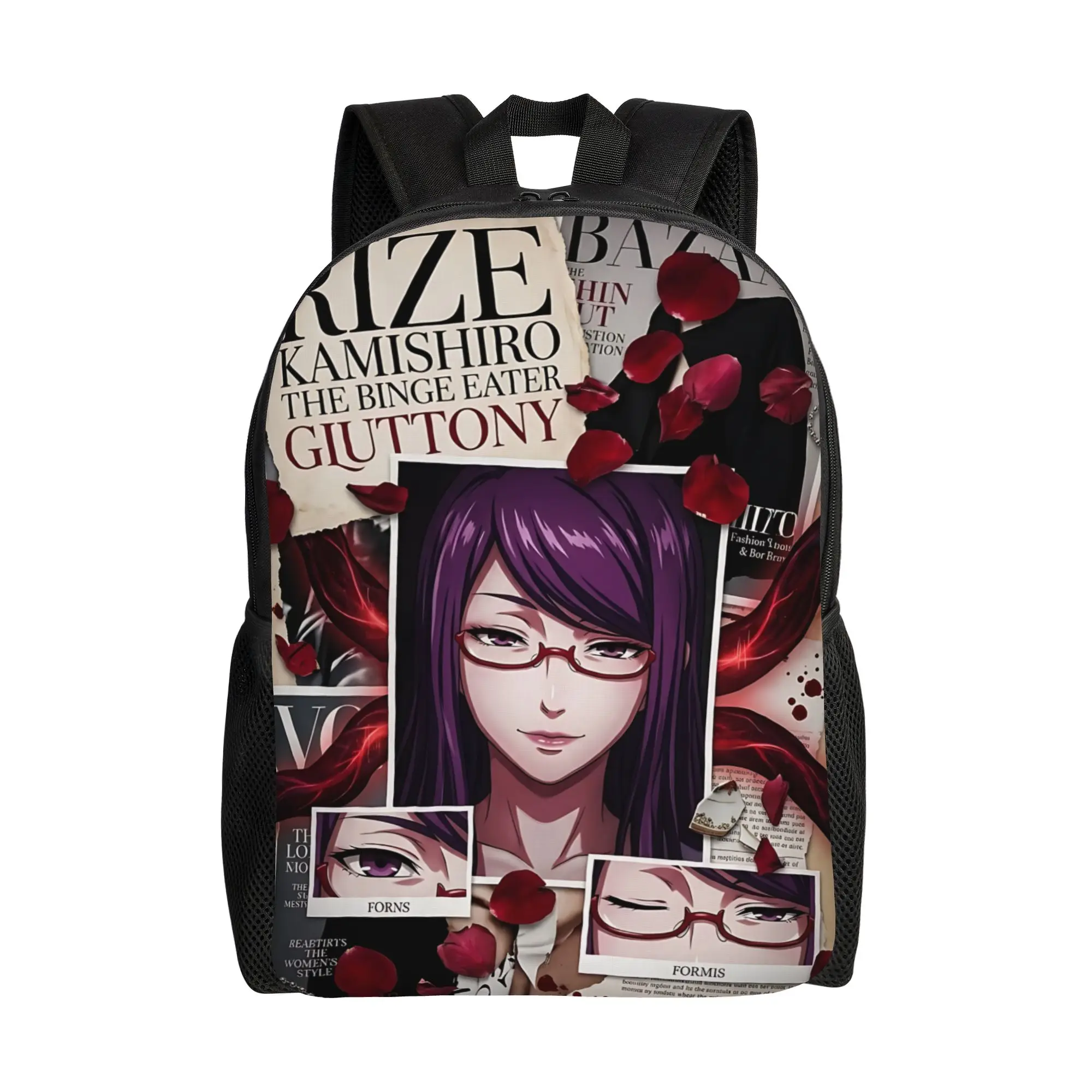 Fashion Halloween Tokyo Ghoul Kaneki Backpacks Its Bag  mochila Camping Sturdy Shoulder Rucksack
