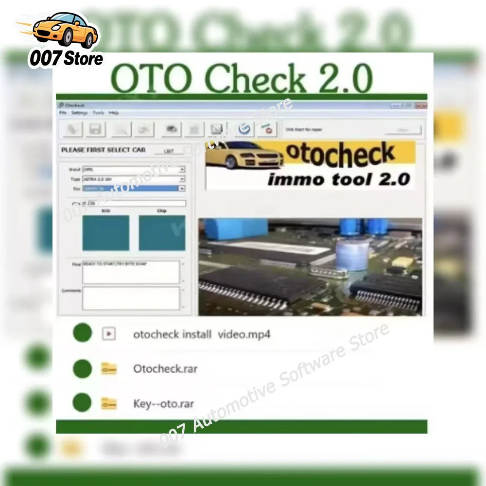 2026 French Original Otochecker 2.0 Immobilizer ECU Anti-Theft System Repair Tool for Vehicle Check Compatible with French Cars