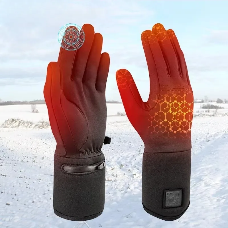 Touch screen thinnest battery charging electric official special winter hand warm motorcycle driving heated snowmobile