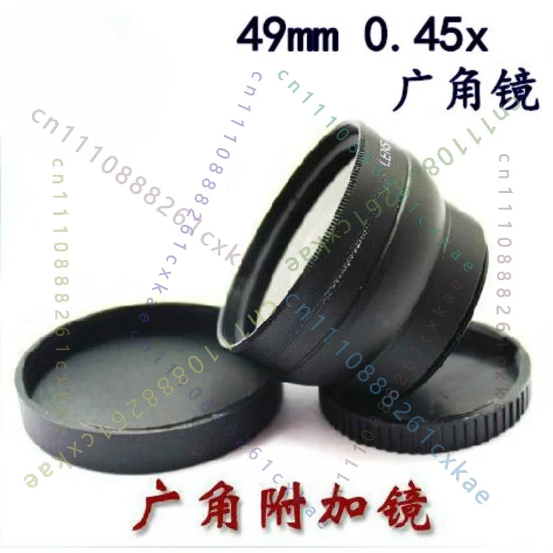 49mm 0.45X Wide‑Angle Conversion Lens with Macro, Additional Lens for NEX5C NEX3 NEX5N Camera