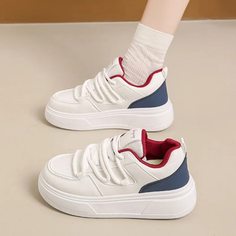 Модные белые туфли для фитнеса, спортивная женская обувь на толстой подошве, дышащие кроссовки для бега, ходьбы, повседневные кроссовки для бега на открытом воздухе