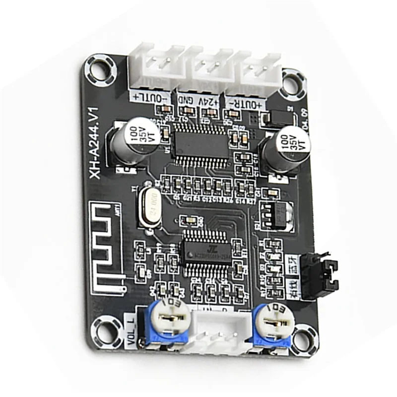 JABS-XH-A244 DC12-24V Bluetooth オーディオアンプモジュールデジタルアンプボードデュアルチャンネル 30Wx 2 Hifi ステレオアンプ