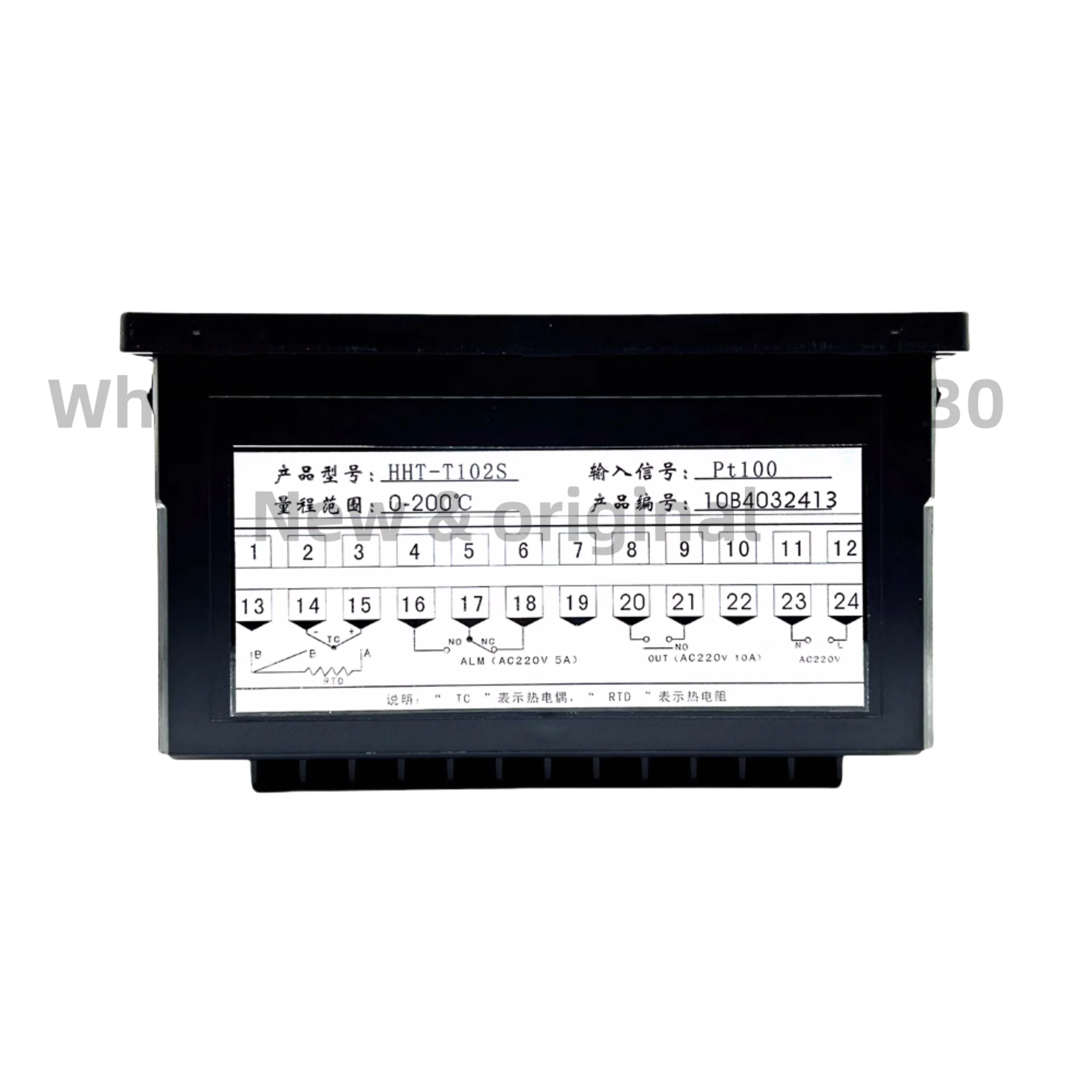 New original HHT-T102S PT100 0-200 degrees HHT-T102 intelligent temperature time controller Q