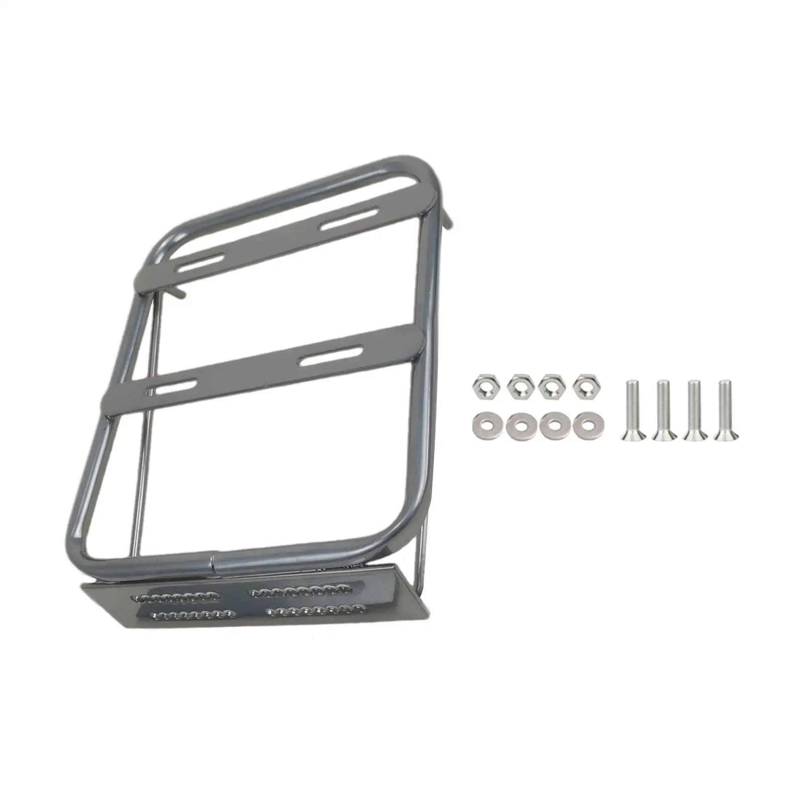 Motorcycle Rear Luggage Rack Plate Base Easy to Install Carrier Holder Shelf Replace Waterproof Basket Rack Motorcycle Rear Rack