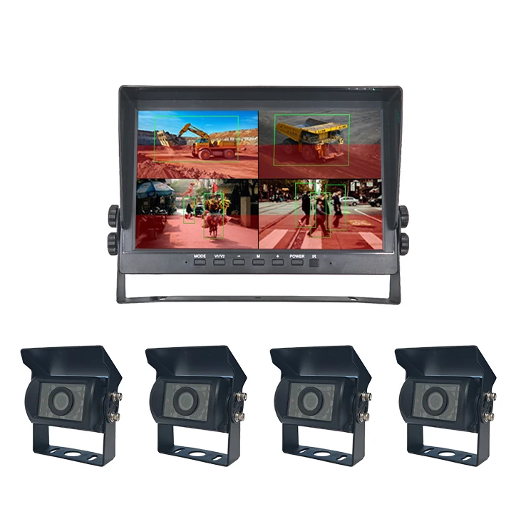 

CISBO AI BSD Camera System Four Channels Video Blind Spot 360 Degree Surround View MDVR Driving Recorder