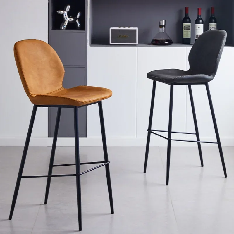 

Modern Makeup Bar Stools - Luxury Designer Reception Garden Saloon Bar Chair Gaming Patio Barber Sgabello Cucina Home Furniture