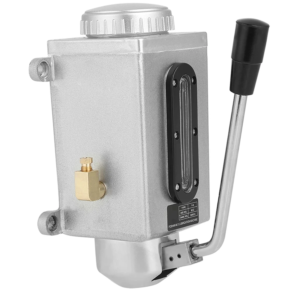 Manual Punching Lubrication Oiler Pump CNC Milling Machine Double Outlet Lathe Punching Machine Cutting Oil Pump Milling Machine