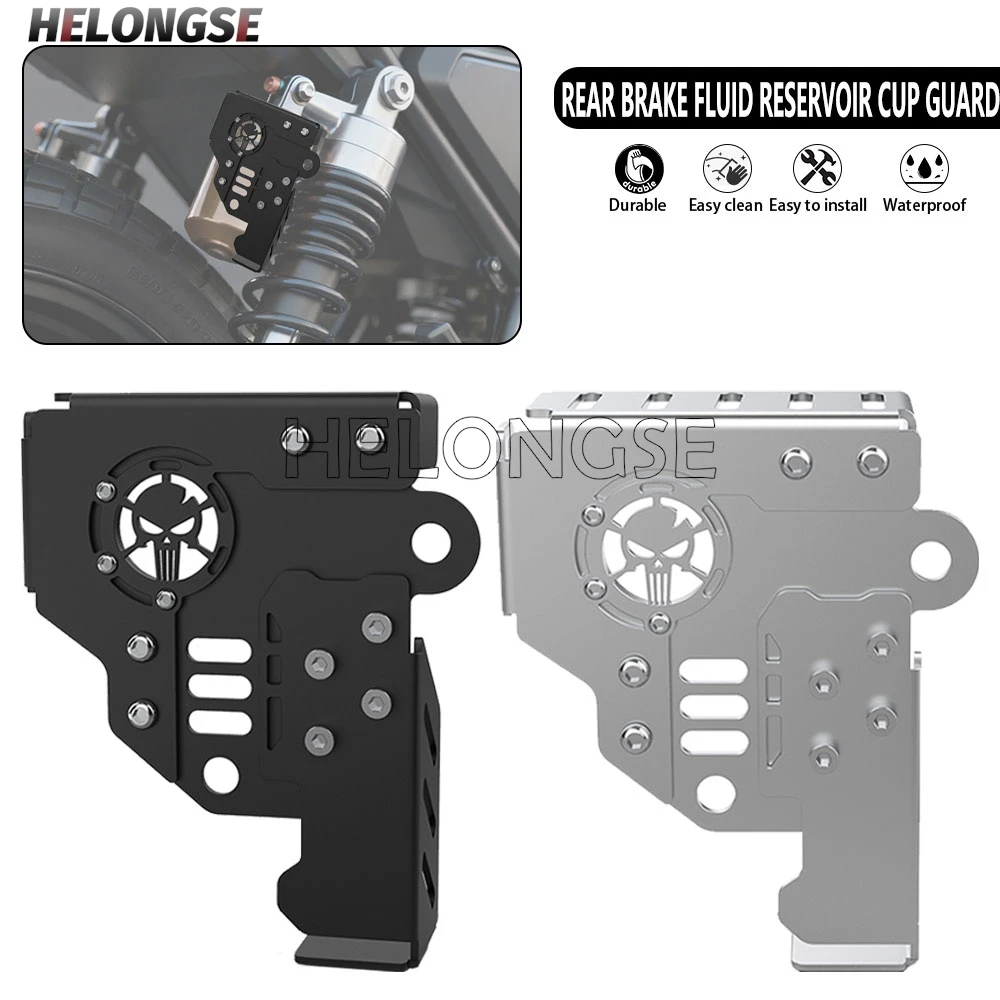 

2026 Chinchilla 450 500 Motorcycle Rear Brake Fluid Reservoir Cap Guard For Benda Rock250 Napoleonbob 250 450 500 2023 2024 2025