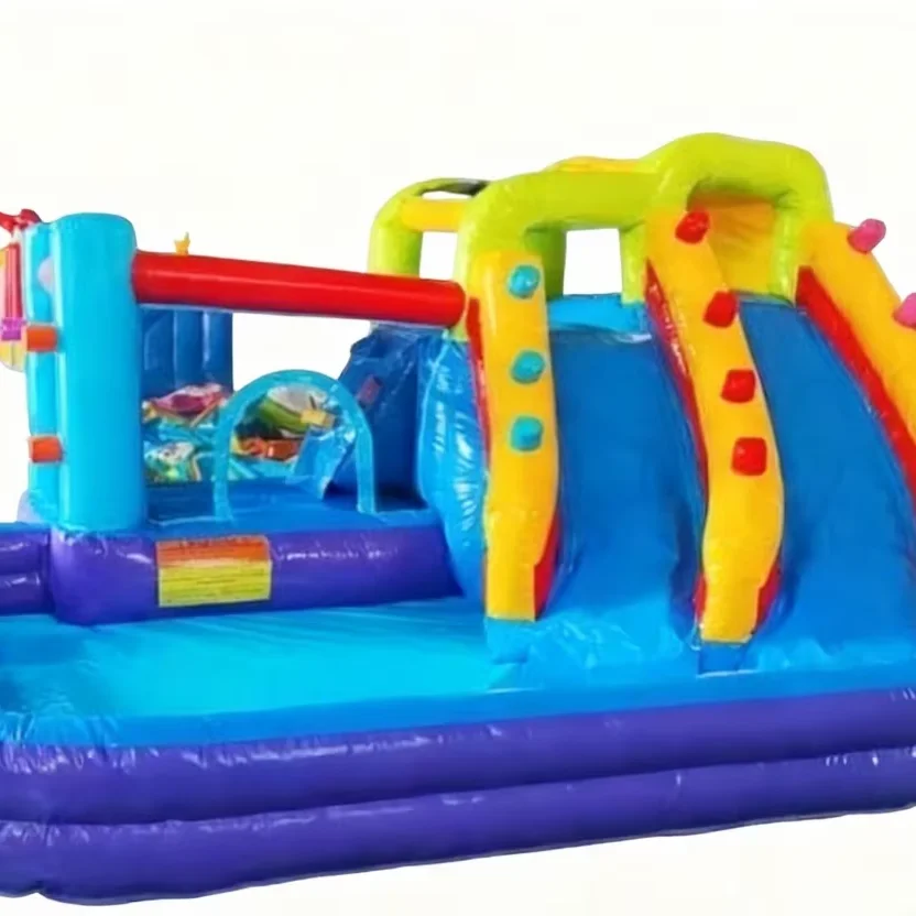 

Hot-selling Bouncing Castle Inflatable Water Park Water Slide with Pool Bounce House With Slide for Kids Adults with Blowerpromo