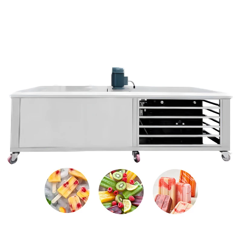 Customized Automatic High Speed Ice Lolly Popsicle Ice Cream Making Machine Ice Pop Vending Machine