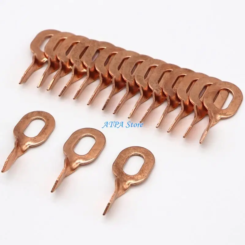 

U13C 100Pcs Copper Coated Iron Dent Pulling Straight Washer For Spot Welding Machine Car Dent Repair Tools