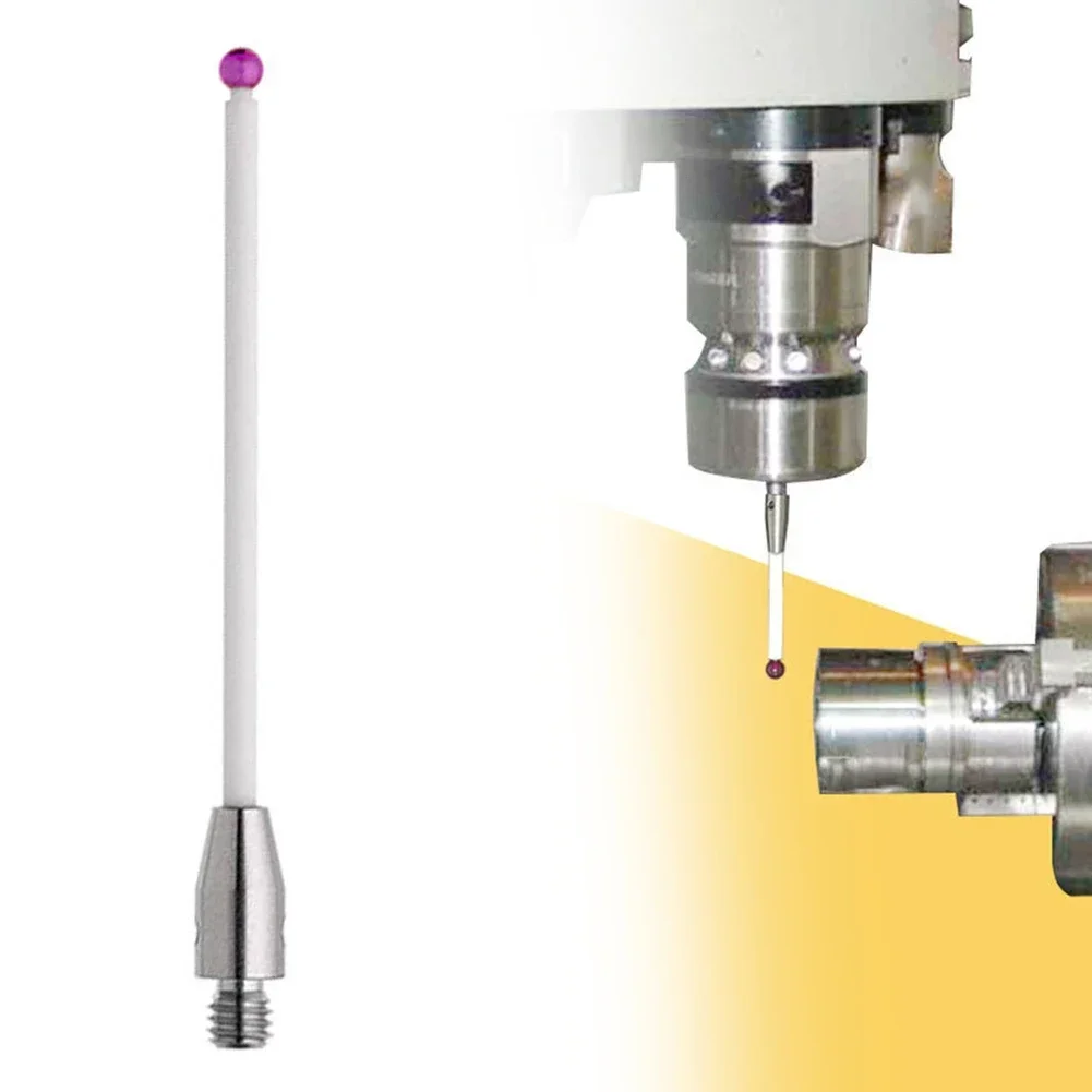 

M2 CMM Сенсорный щуп Стилус Керамический стержень 3 мм Ru с шариком Длина 50 мм A-5003-0064 Для обработки электроразрядов (EDM) Процесс
