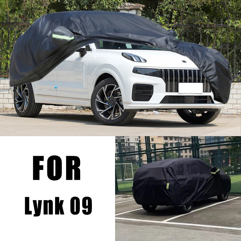 

Всепогодные автомобильные чехлы для Lynk 09, 6 в 1, водонепроницаемые, пылезащитные, УФ-защитные, снежные, устойчивые к царапинам, защита