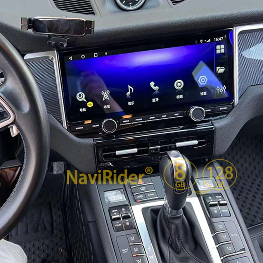 

Мультимедийная система для Porsche Macan 2010-2015 с экраном 1920*720, CarPlay, GPS, радио, стерео, 12.3 дюйма, Android 14, автомагнитола