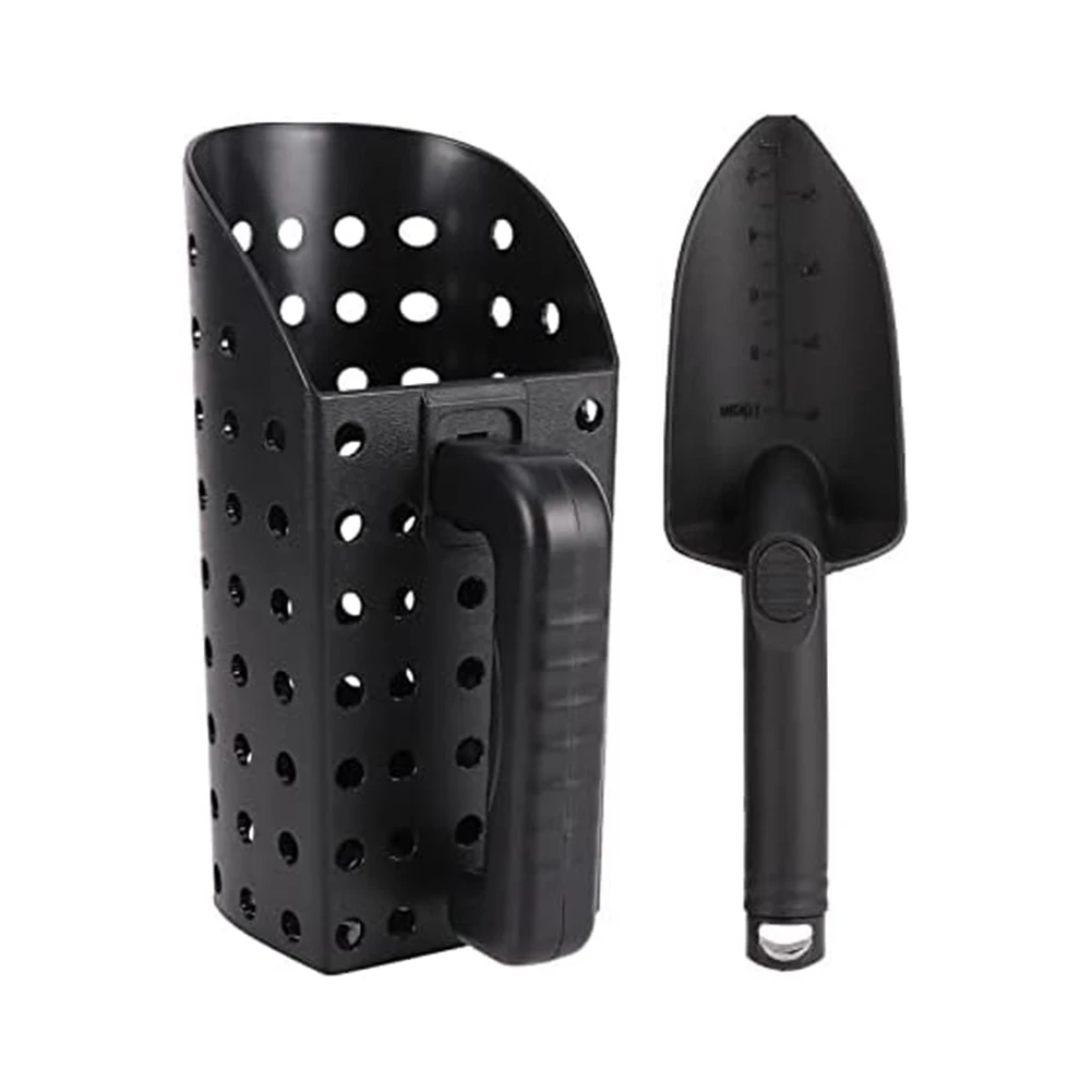 Garden Tool Set ABS Hourglass Shovel Firm And Sturdy Hand Rake Design Thumb Grip Design ABS Material Comfortable Grip