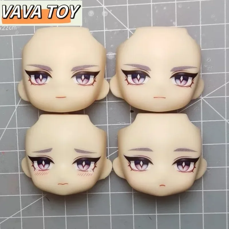 

Neuvillette GSC Ob11 Face Game Doll Handmade Water Sticker Faceplates Anime Game Cosplay Toy Accessories