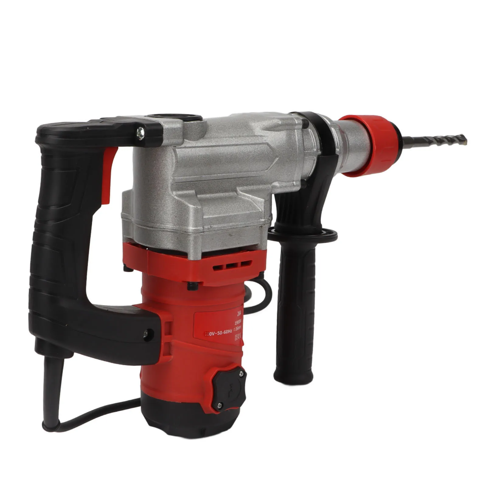 

Electric Hammer Drill Kit Multifunctional 1900W 4500RPM Impact Drill Concrete Hammer Tool for Home Improvement