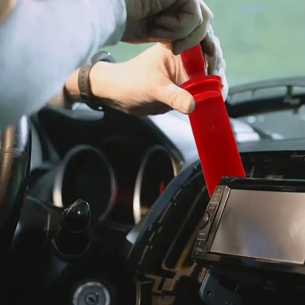 

Портативный красный инструмент для снятия обшивки автомобиля, ручной износостойкий инструмент для снятия дверной панели автомобиля, прочный, динамический балансировочный блок, лопата