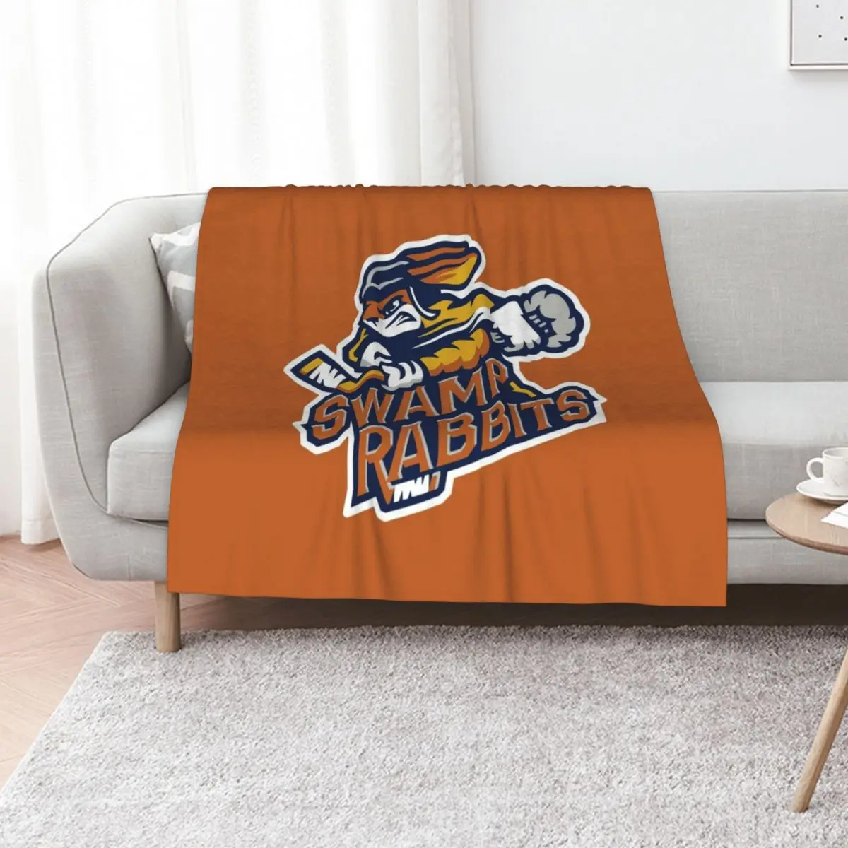 Greenville Swamp Rabbits Throw Blanket Polar Soft Plaid Luxury Designer Tourist Comforter Blankets