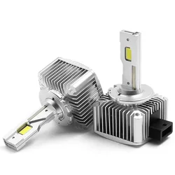 2PCS D1S D1R D3S LED Headlight Bulb 70W 6000K White D2S D2R D4S D4R D5S D8S Canbus 1:1 Xenon HID Replacement Car Light Headlamp