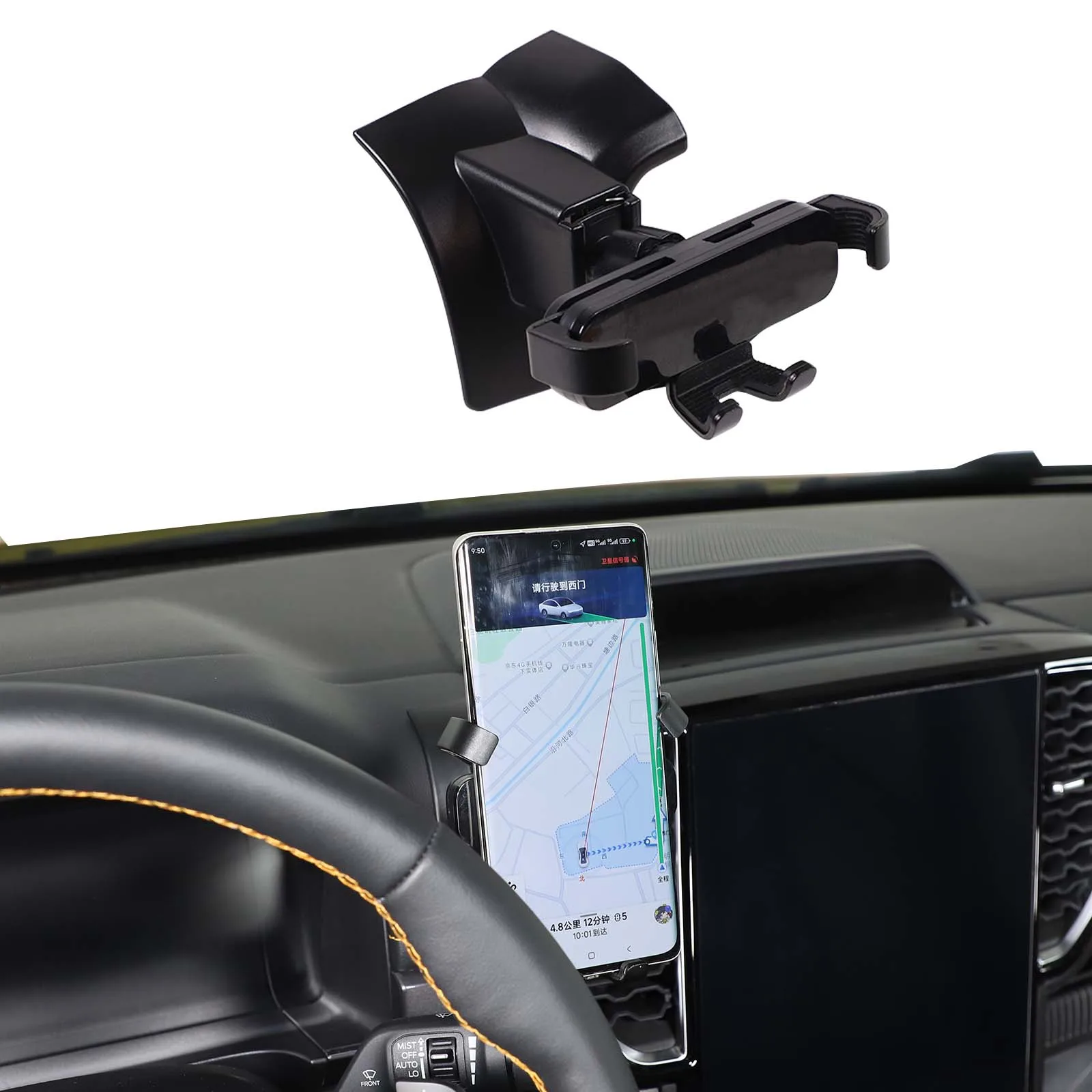Dashboard Vent Phone Holder Car Air Outlet Phone Mount Telephone Holder Car Accessories For Ford Ranger Raptor P703 2023-2026