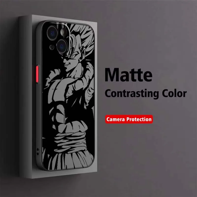 لعبة دراغون بول لاين كول آرت لهاتف أبل آيفون 17 اير 16 15 14 13 12 11 XS X Pro Max Plus حافظة هاتف شفافة بلوري #6