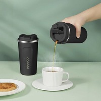 380/510ml Stainless Portable Travel Mug Stainless Steel Smart Coffee Tumbler Thermos Cup with Intelligent Temperature Display